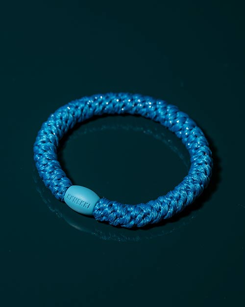 Kknekki Haargummi Azure Blue Glitter