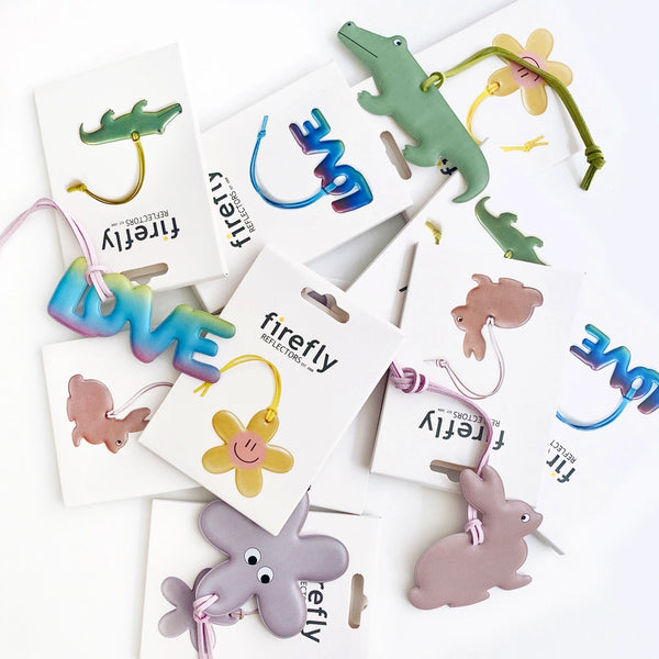 Sky Blue Happy Flower Reflektor