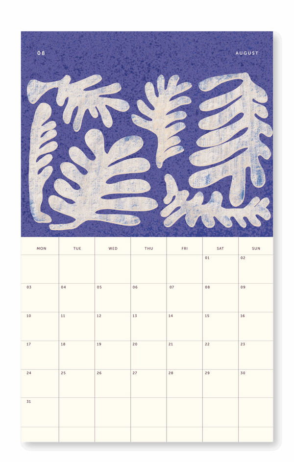 A-Journal Calendar 2026 Sun