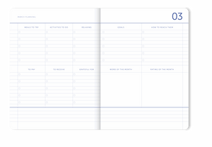 My Journal 2026 - Checkered Blue