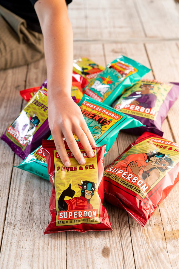 Superbon Chips de Madrid Piments 135g
