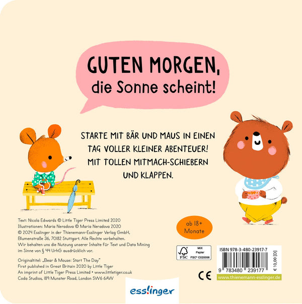 Bär und Maus - Zusammen durch den Tag