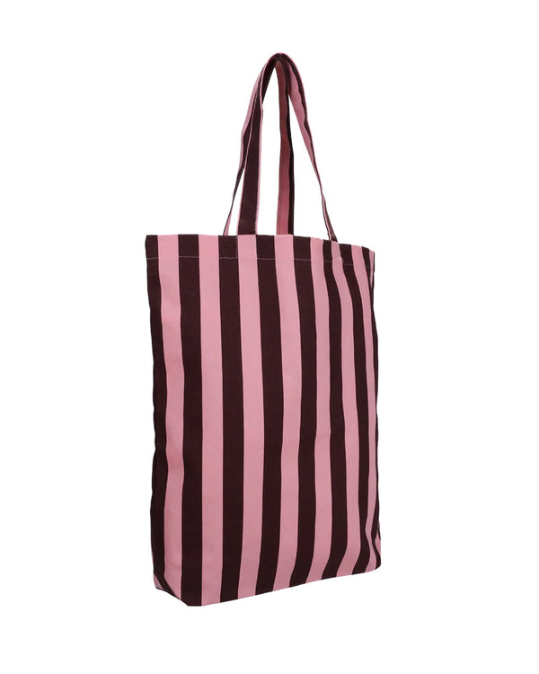 Shopper Streifen Chocolate - Bubblegum