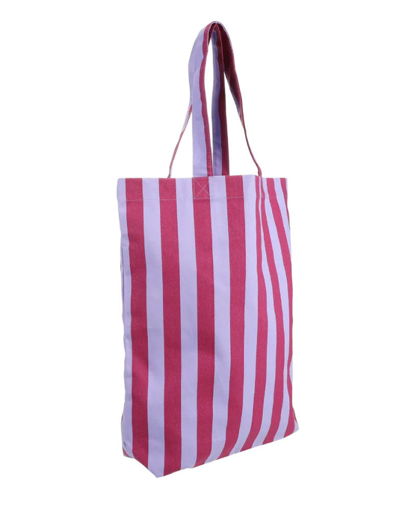 Shopper Baumwolle Streifen Sunset Lilac Positano Purple