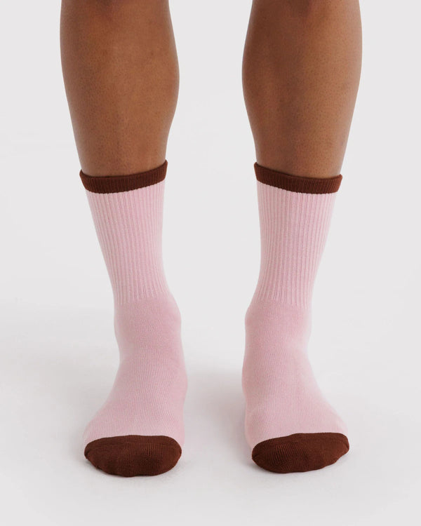 Baggu Ribbed Socks Blush Mix