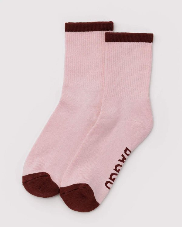 Baggu Ribbed Socks Blush Mix