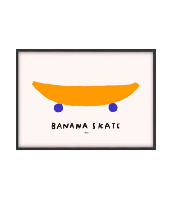 Banana Skate Print (30x40cm)