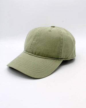 Cap aus 100% Baumwolle Helles Khaki