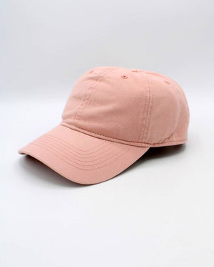Cap aus 100% Baumwolle Lachsrosa