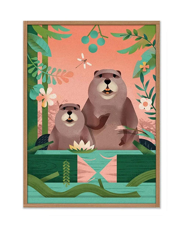 Beaver Poster (50x70cm)