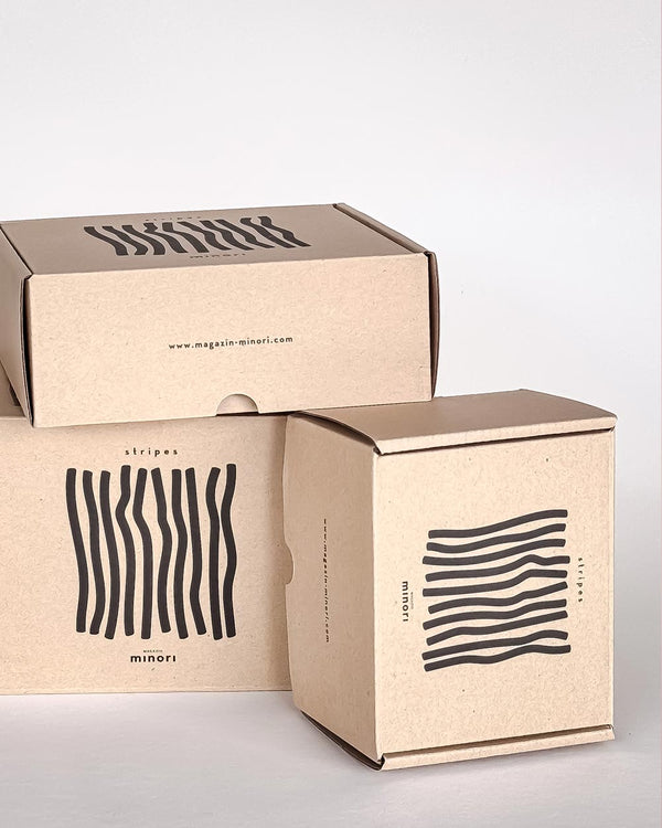 Becher Stripes Incanto Rose