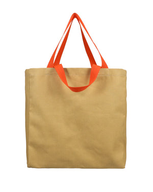 Shopper Wheat & Orange aus schwerer Baumwolle