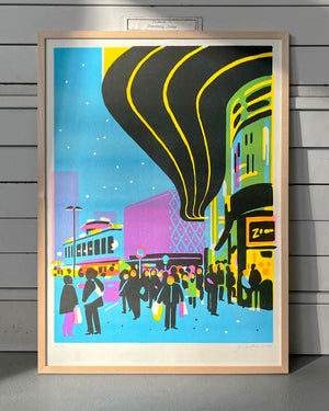 Yves Haltner - Bahnhof Zoo No. 1 Risoprint (Din A2)