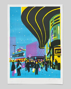 Yves Haltner - Bahnhof Zoo No. 1 Risoprint (Din A2)