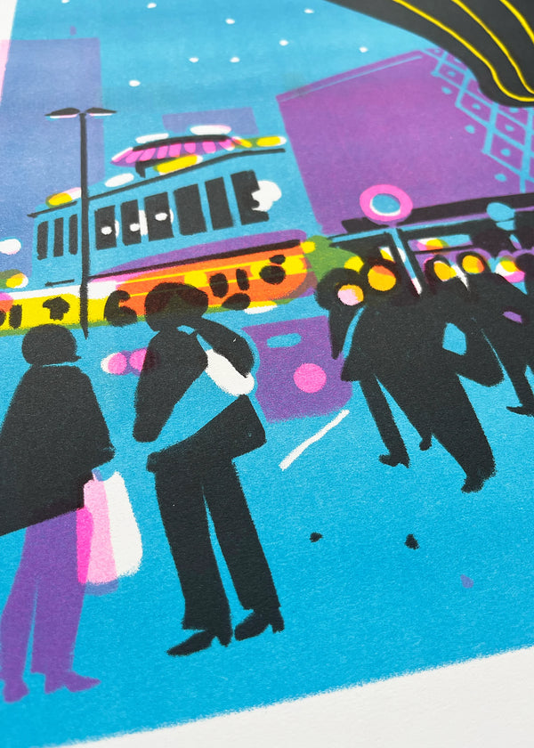 Yves Haltner - Bahnhof Zoo No. 1 Risoprint (Din A2)