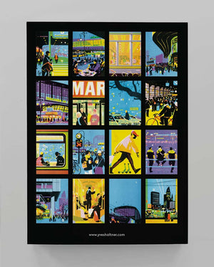 Yves Haltner - Bahnhof Zoo Postkarten-Set