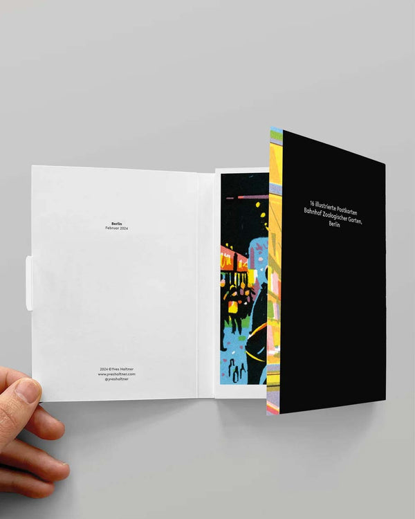 Yves Haltner - Bahnhof Zoo Postkarten-Set
