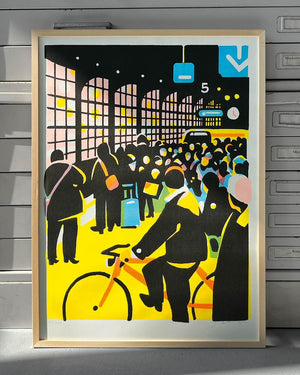 Yves Haltner - Bahnhof Zoo No. 4 Risoprint (Din A2)
