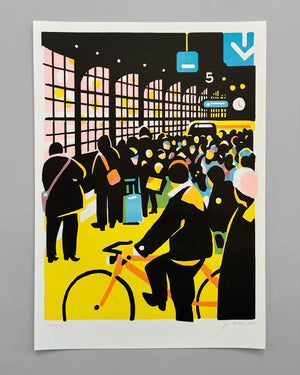Yves Haltner - Bahnhof Zoo No. 4 Risoprint (Din A2)