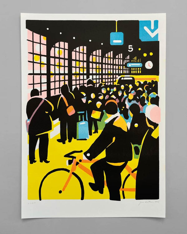 Yves Haltner - Bahnhof Zoo No. 4 Risoprint (Din A2)