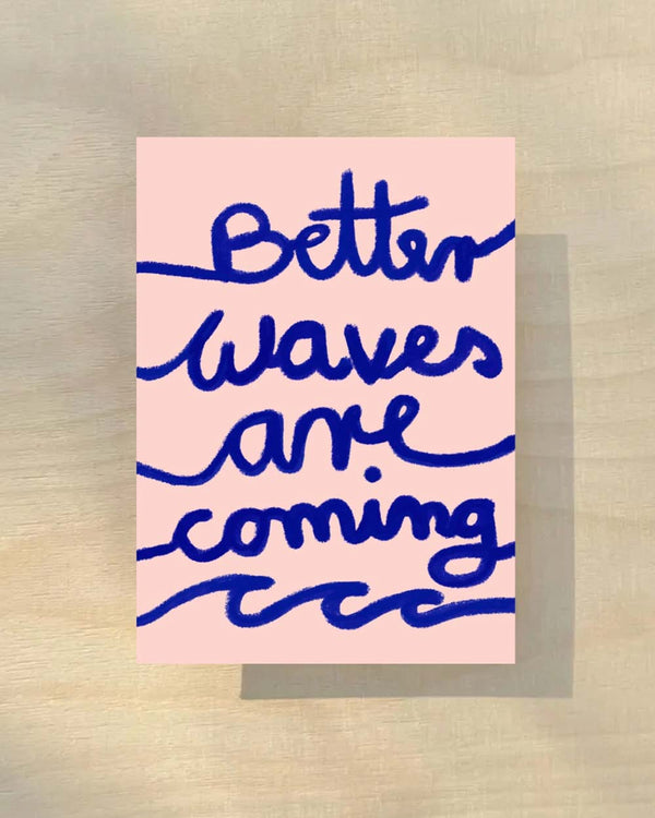 Hej.Ibiza - Better waves are coming Postkarte