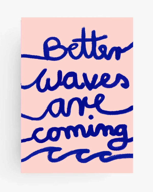 Hej.Ibiza - Better waves are coming Postkarte