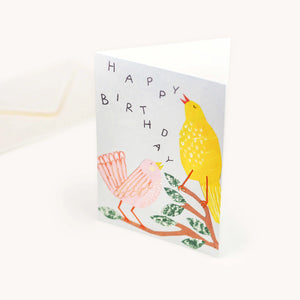 Hadley - Birthday Birds Klappkarte