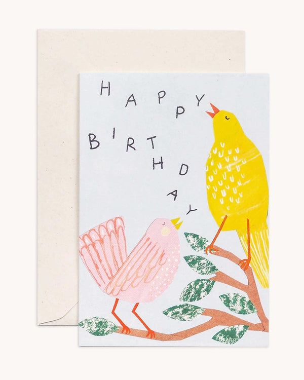 Hadley - Birthday Birds Klappkarte