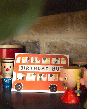 Hadley - Birthday Bus Klappkarte