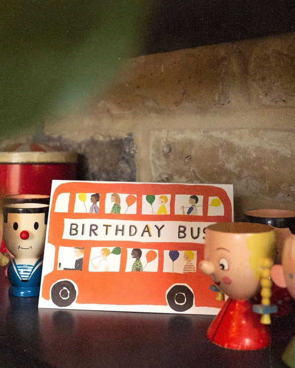Hadley - Birthday Bus Klappkarte