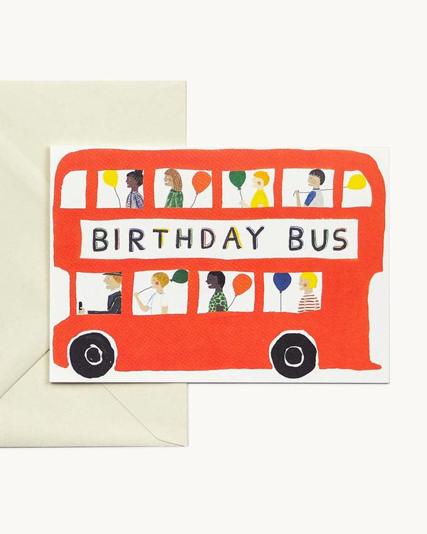 Hadley - Birthday Bus Klappkarte