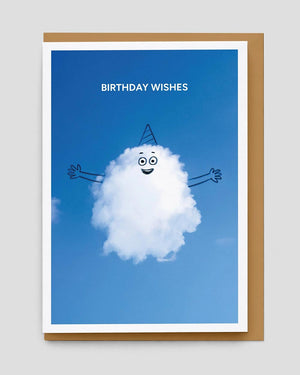 A Daily Cloud - Cloud Birthday Wishes Klappkarte