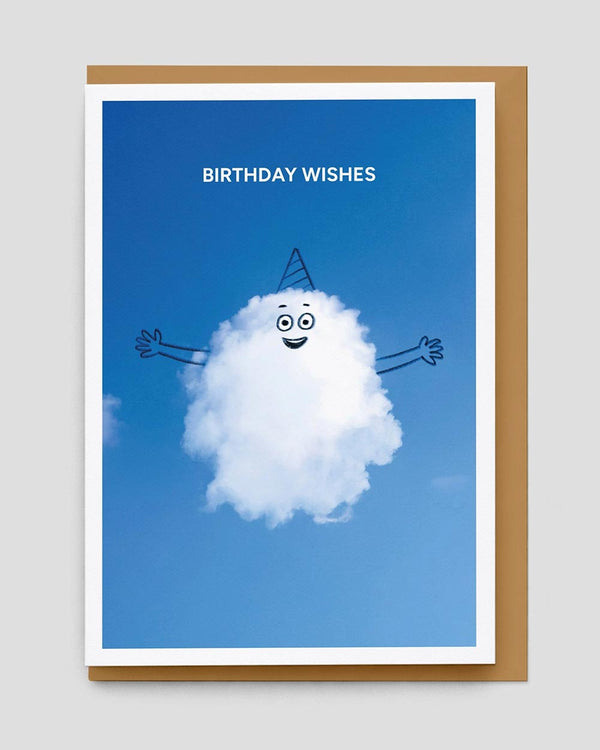 A Daily Cloud - Cloud Birthday Wishes Klappkarte