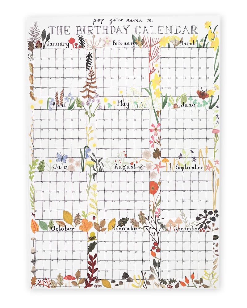 Hadley - Birthday Calendar