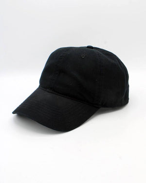 Cap aus 100% Baumwolle Schwarz