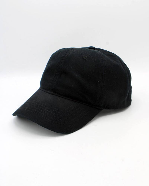 Cap aus 100% Baumwolle Schwarz
