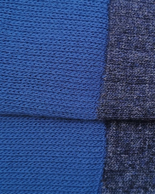 Bio-Lammwollsocken lang - Dunkelblau-Kornblume