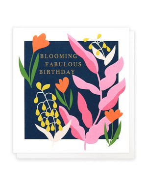 Blooming Birthday Klappkarte