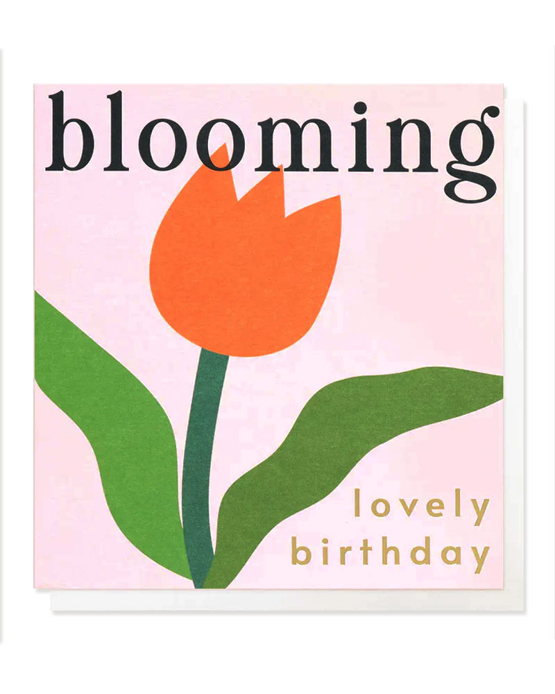 Blooming Lovely Birthday Klappkarte