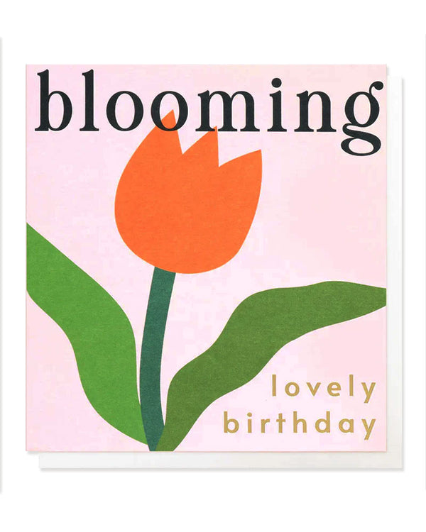 Blooming Lovely Birthday Klappkarte