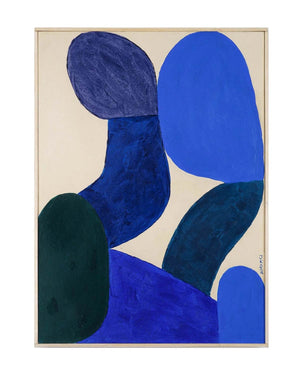 Blue #2 - 35x48 cm - Jan Kruse