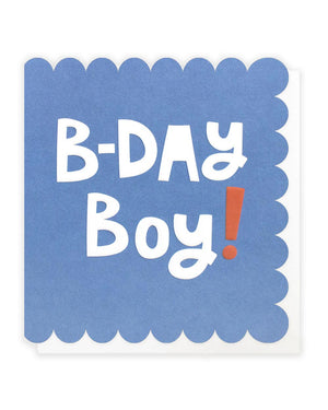 B-Day Boy! Klappkarte