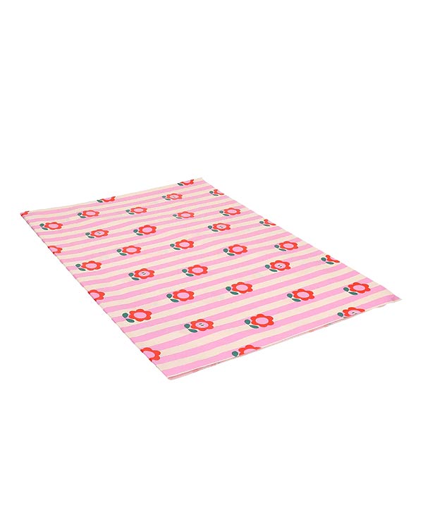 Flache Geschenktüte Anne Pascal - Flower & Stripes