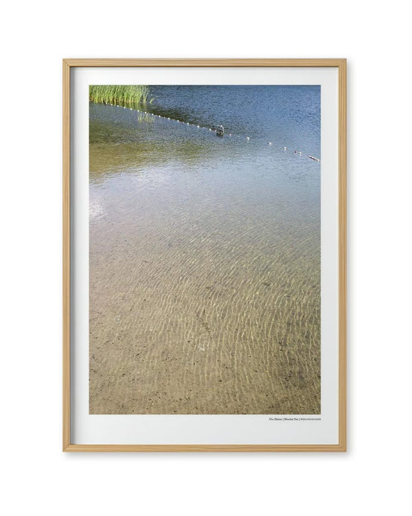 Wochenender Serie: Blunker See Poster (Din A3)