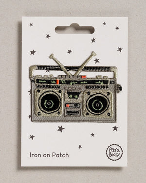 Petra Boase Boom Box Patch (Aufbügeln & Aufnähen)