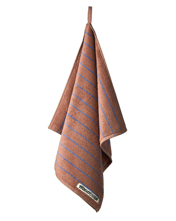 Naram Badelaken Camel & Ultramarine (100 x 150 cm)