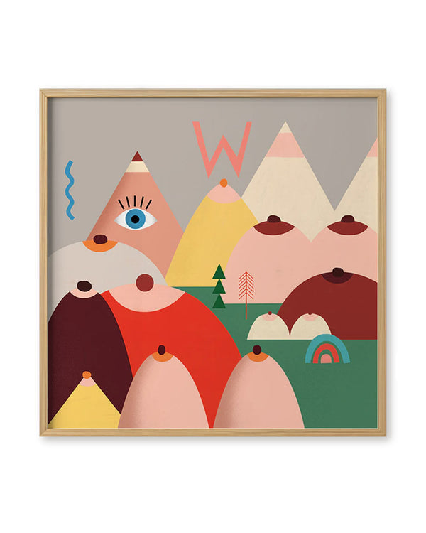 Where The Wild Boobs Are Poster (50 x 50cm)