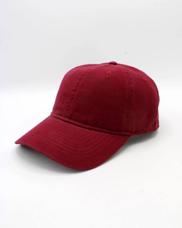 Cap aus 100% Baumwolle Bordeaux