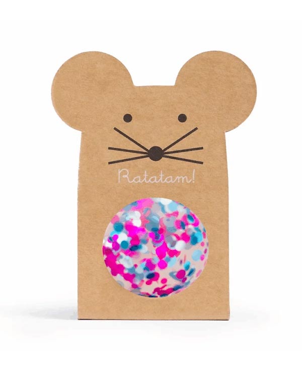 Mouse Bouncing Ball Multicolored - 43mm