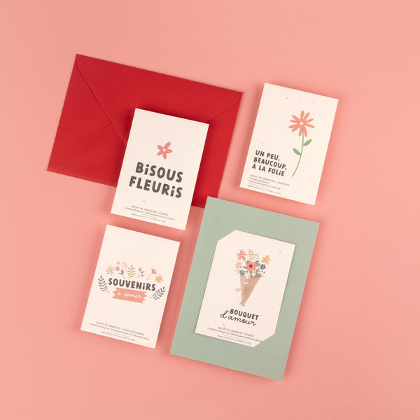 Liebesstrauß-Tütchen mit Stiefmütterchensamen - La Fabrique à Sachets